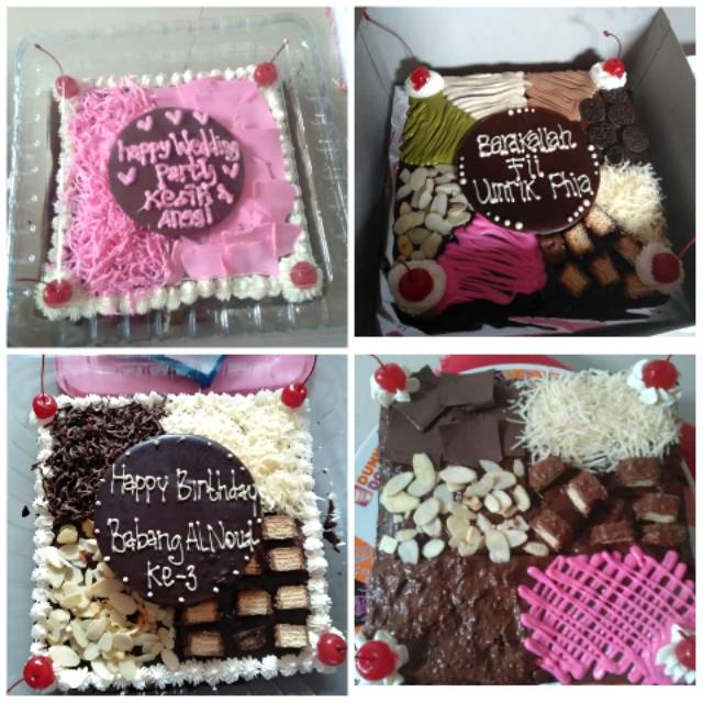 

Kue ultah mix topping