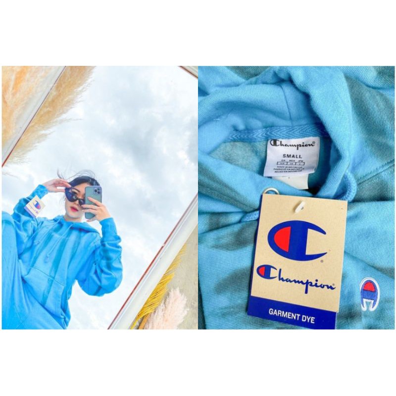 (fulltag) CHAMPION Vintage Tie Dye Hoodie