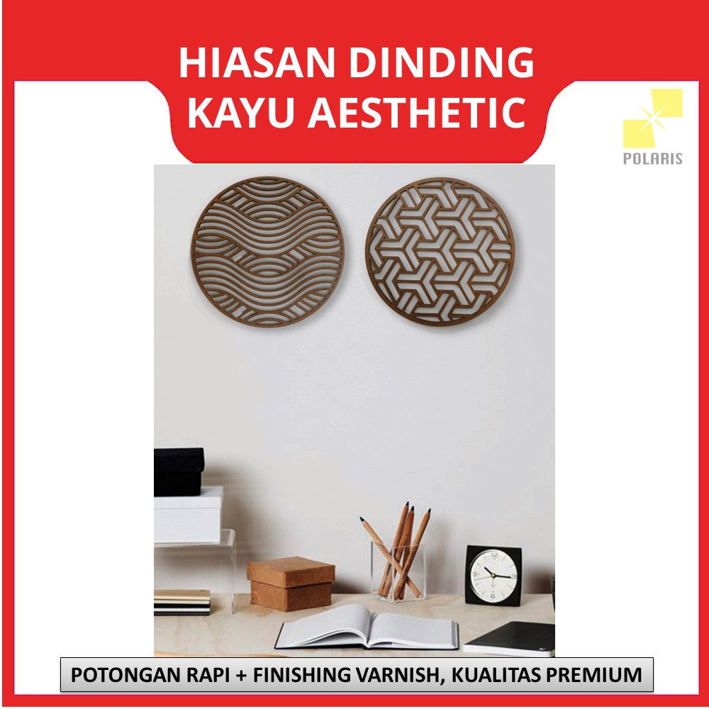 HIASAN DINDING KAYU MANDALA MODERN PATTERN MINIMALIS - PAJANGAN RUMAH HOME DECOR AESTHETIC - DEKORASI RUANGAN UNIK - WALLDECOR CAFE/RESTO/HOTEL