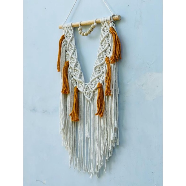 READY STOK) macrame Hiasan dinding rumbai monte / macrame wall hanging/Dekorasi rumah