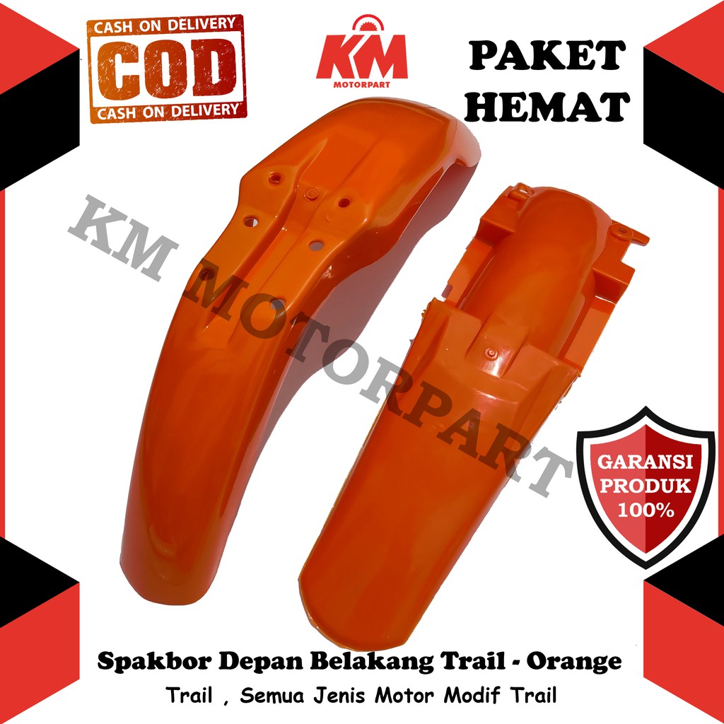 Spakbor Depan Belakang Trail Paket Slebor KLX