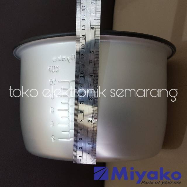 MIYAKO PANCI TEFLON 1.8L TINGGI 15CM ORIGINAL MCM 507, 508, 509 LAMA, 608, 628, 638, 686, 18BH, 29BH