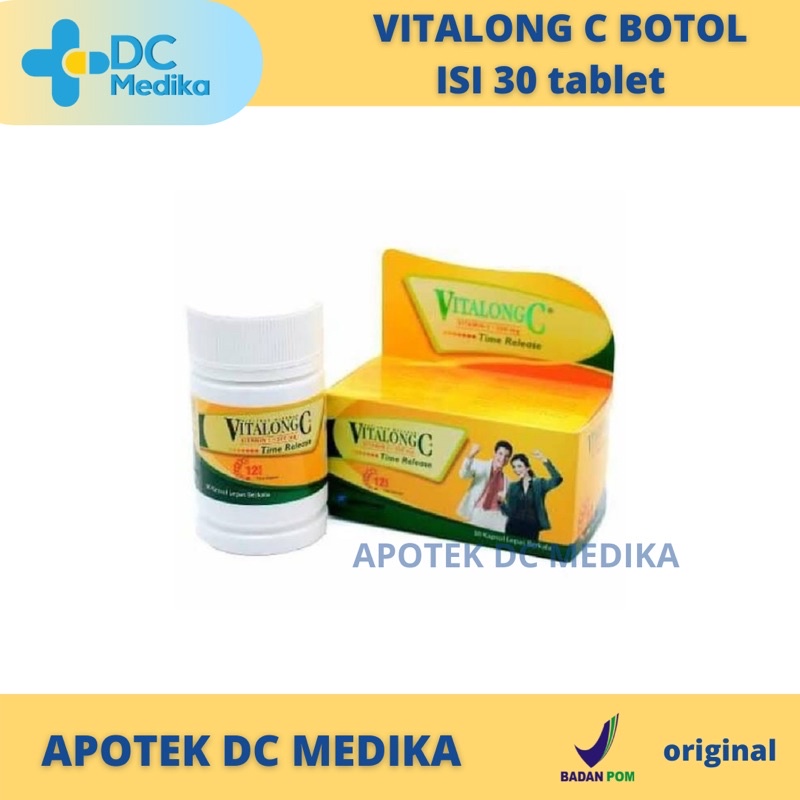 Vitalong C Botol 30’S / Multivitamin / Vitamin daya tahan tubuh