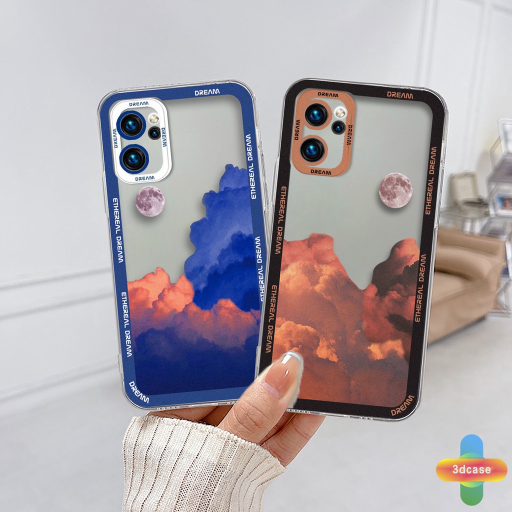 Soft Case OPPO A16 A95 A55 A7 A15 A54 A5S A3S A76 A96 A5 A9 A31 A53 A33 2020 A12 A1K A16E A16K A54S Reno 4 5F 4F 4 5 06 Lite A74 A15S A52 A11K A92 A35 A11 A93 A32 A72 A94 A53S F19 F17 PRO A16S A12S A36 Ins Colorful Clouds Transparent Case