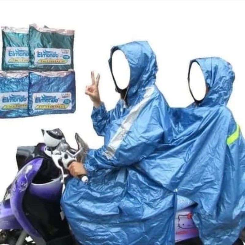 Kba Ali Jas Hujan Poncho Lengan Elmondo 2 Kepala
