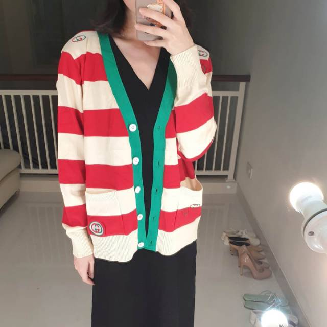 Gucci Stripe Cardigan