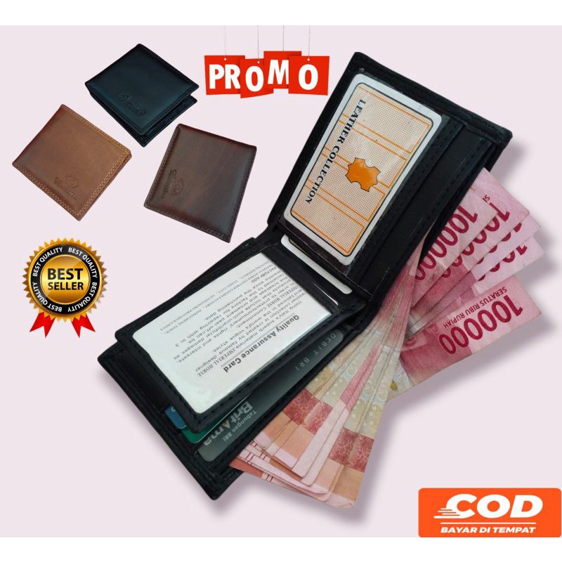 Dompet lipat dompet murah kulit sintetis pria/Promo DOMPET Termurah Dompet Pria