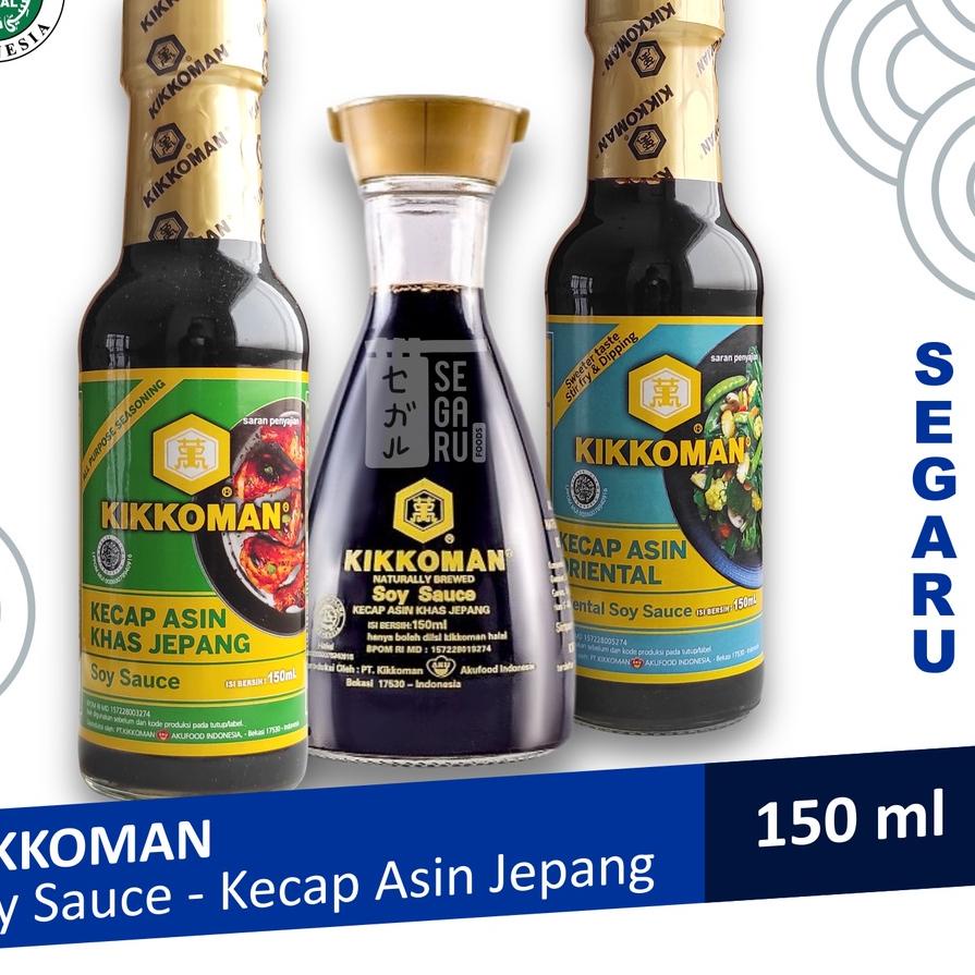 

옷 KIKKOMAN SHOYU Japan Soy Sauce Kecap Asin Jepang Sushi Ramen Botol Dispenser Halal Terbaru