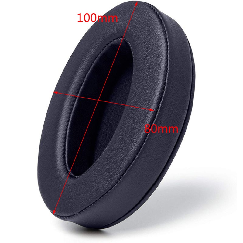 btsg 1Pair Foam Ear Pads Cushion Leather Earpad for ATH-MSR7 M50X M20 M40 M40X SX1 Cushions Skin