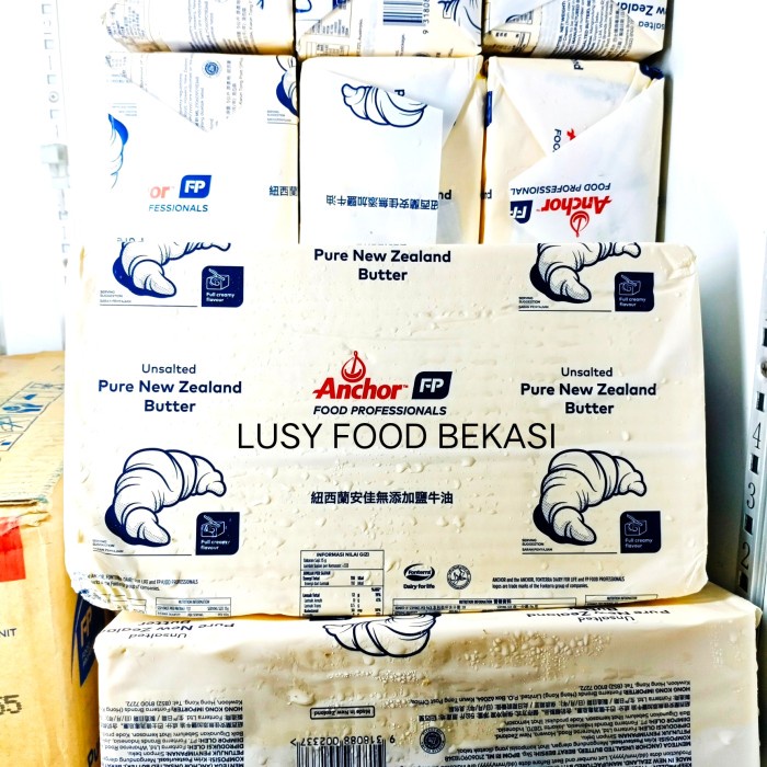 

Unsalted Butter Anchor 5kg IMPORT HALAL MUI