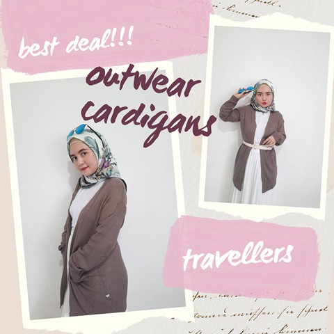 Outerwear Long Blazer Cardigans Blazer Cardigan Rajut by Travellers