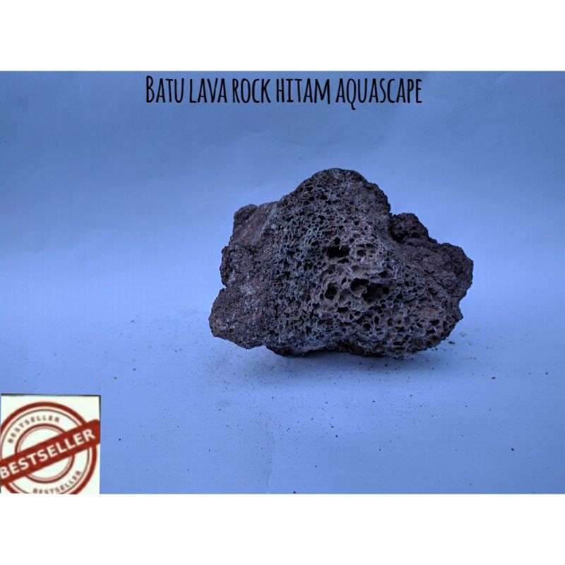 Batu lava rock hitam 1KG Aquascape