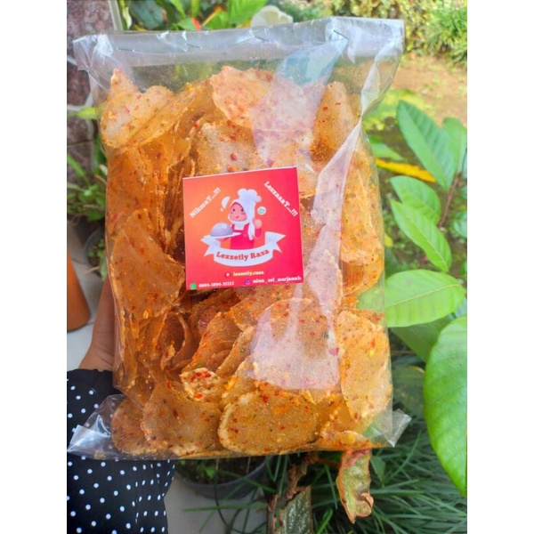 

Kripca/Kripik Kaca Pedas Daun Jeruk dan Original Daun Jeruk 250gr