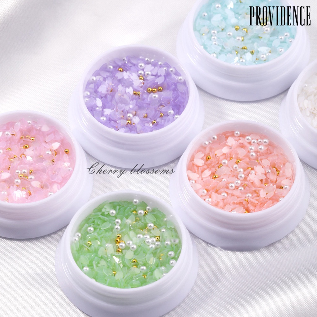 Set Payet Kelopak Bunga Sakura Ultra Tipis Untuk Aksesoris Nail Art