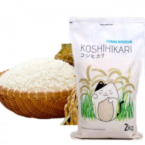 

bg20t01r Koshihikari Koshikari Beras Jepang Japonica Untuk Sushi Onigiri - 2Kg Sv012Ss