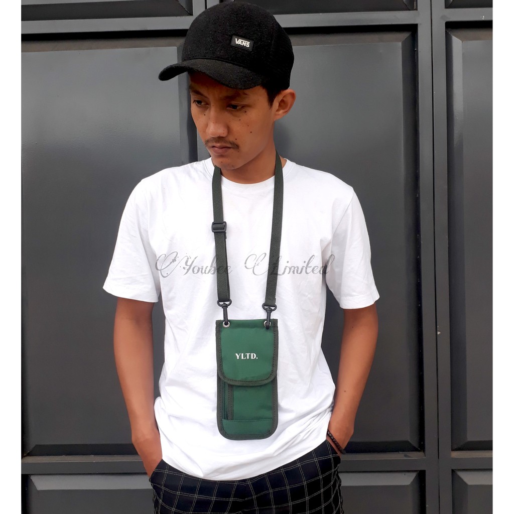 Tas Selempang Mini Hp Leher Gantung Kartu pria Termurah