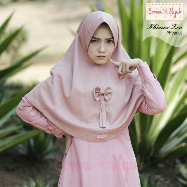 Zea Dress+khimar #by erma hijab