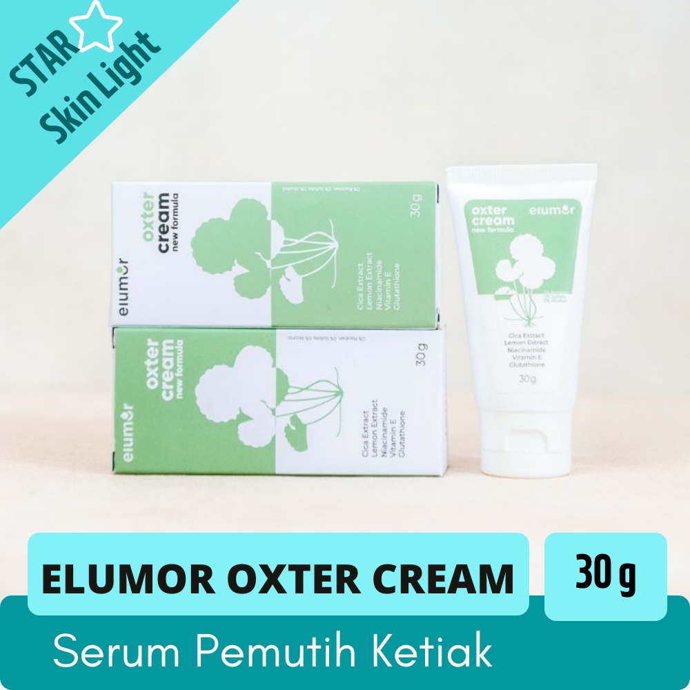ELUMOR OXTER CREAM New Formula - PEMUTIH KETIAK PALING AMPUH BPOM