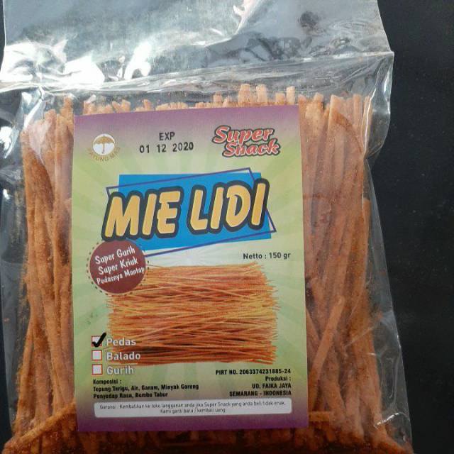 

Mie lidi pedas