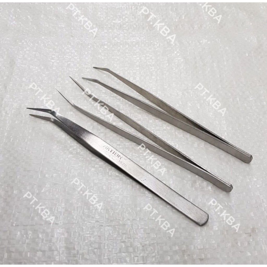 PINSET BENGKOK STAINLESS STEEL PINSET RUNCING
