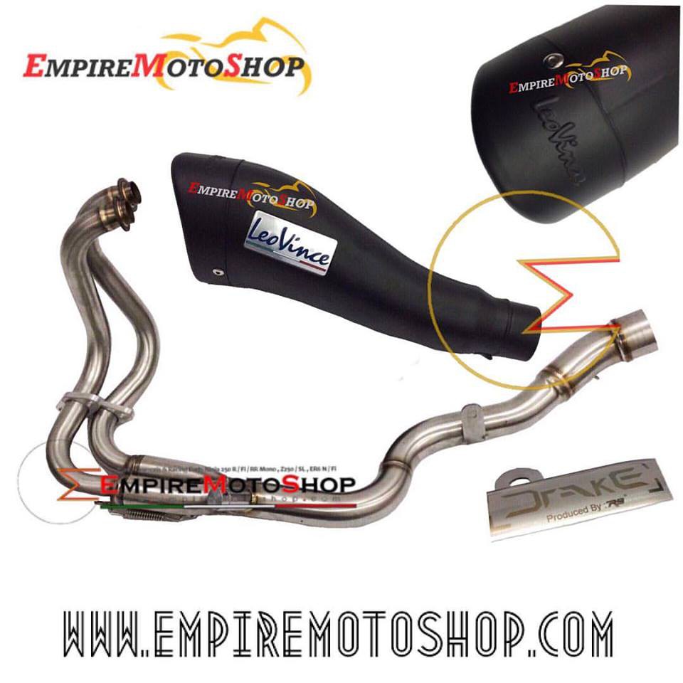 Knalpot Leovince Cobra Black Series Fullsystem Yamaha R25