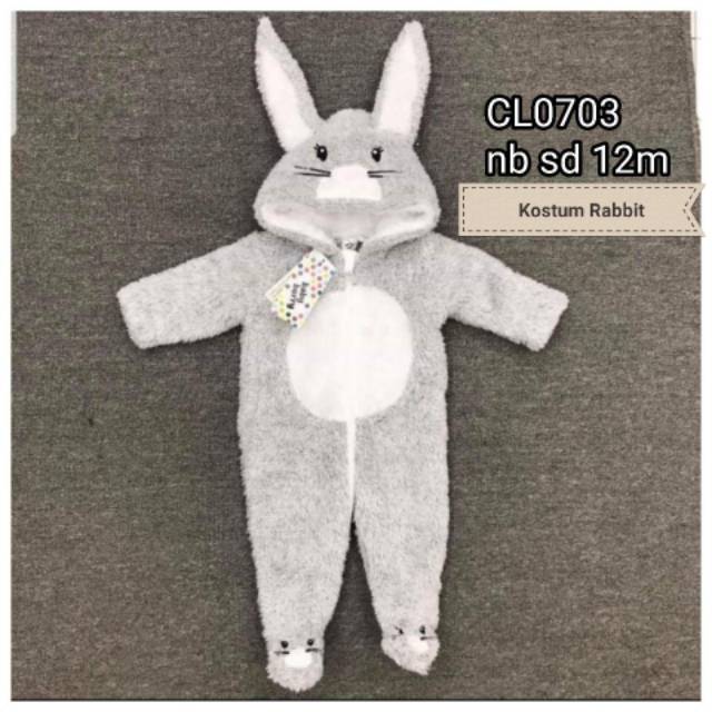 Kostum Bayi Rabbit Unicorn Catell Love