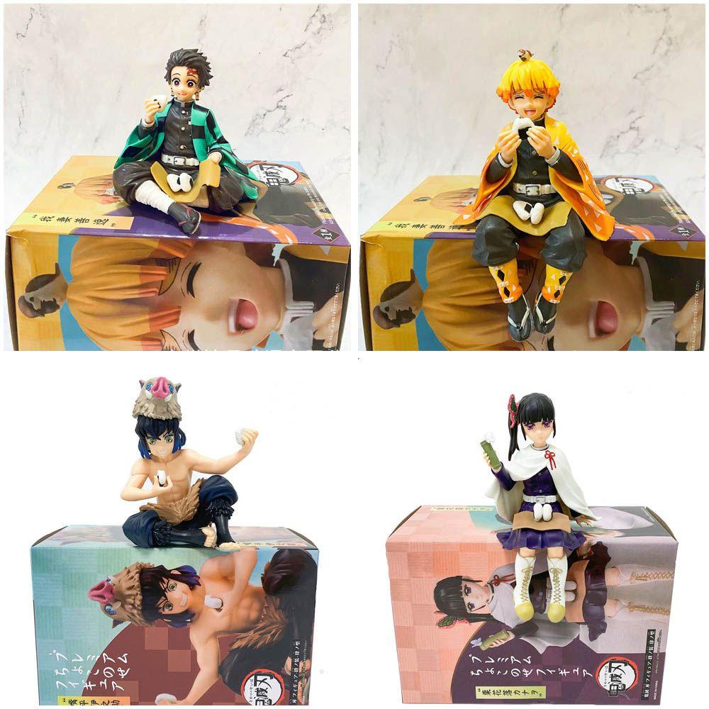 Top Patung Anime Pemandangan Dekorasi Kerajinan Miniatur Model Mainan Kartun Modle Patung Mini Demon Slayer Kimetsu No Yaiba