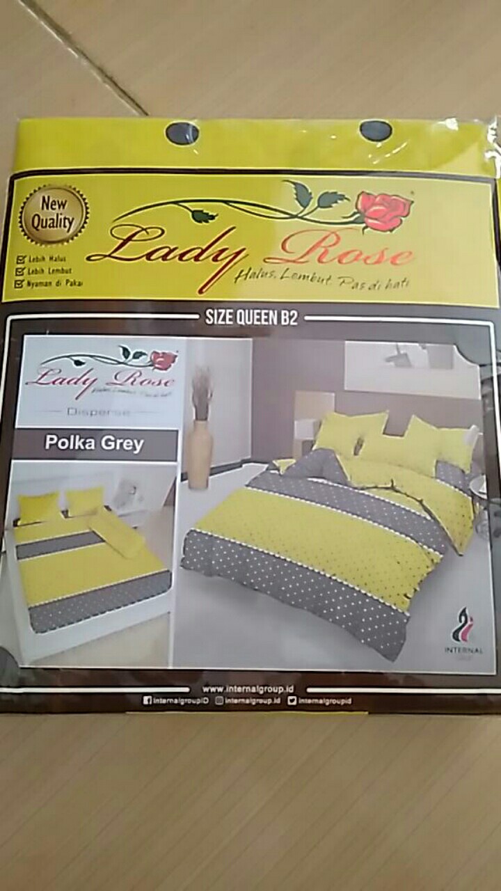 Rc Sprei Lady Rose Queen Ukuran 160x200 Harga Terjangkau Motif Cute
