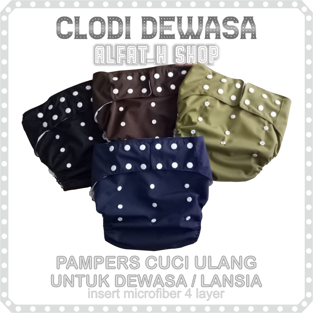 Popok Lansia  Popok Kain Dewasa Cuci Ulang