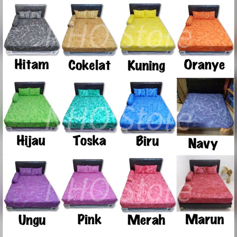 Sprei Bali / Sprei Katun / Sprei Bercak Polos / Sprei Abstrak / Sprei 120x200 / Sprei 160x200 / Spre
