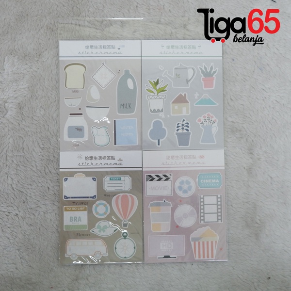 365 STICKER DECO DIY PLANNER #40953 Fancy Deco Stiker Hias Scrapbook