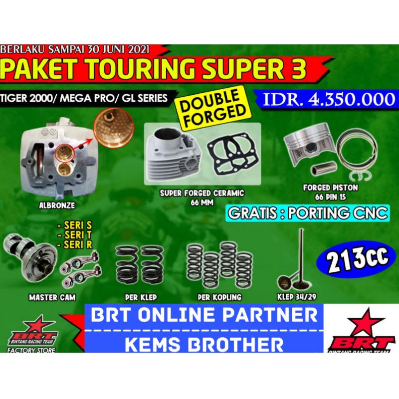 PAKET TOURING SUPER 3 TIGER 2000/MEGA PRO/GL SERIES