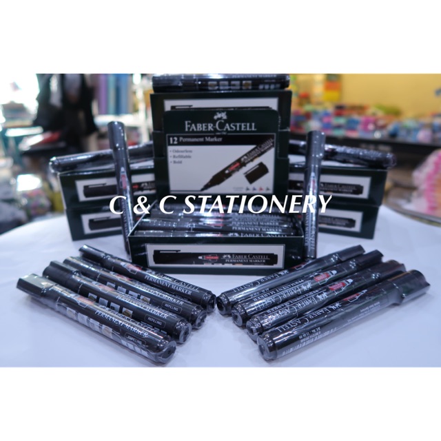 

Spidol Permanent Marker Faber Castell
