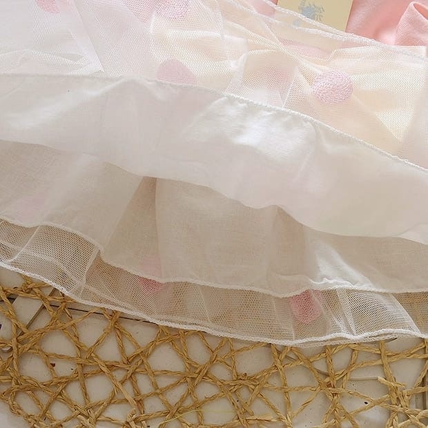 Promo !! Dress anak perempuan import / Dress ribbon satin waist Ukuran 1-3 Bulan / Dress anak trendy