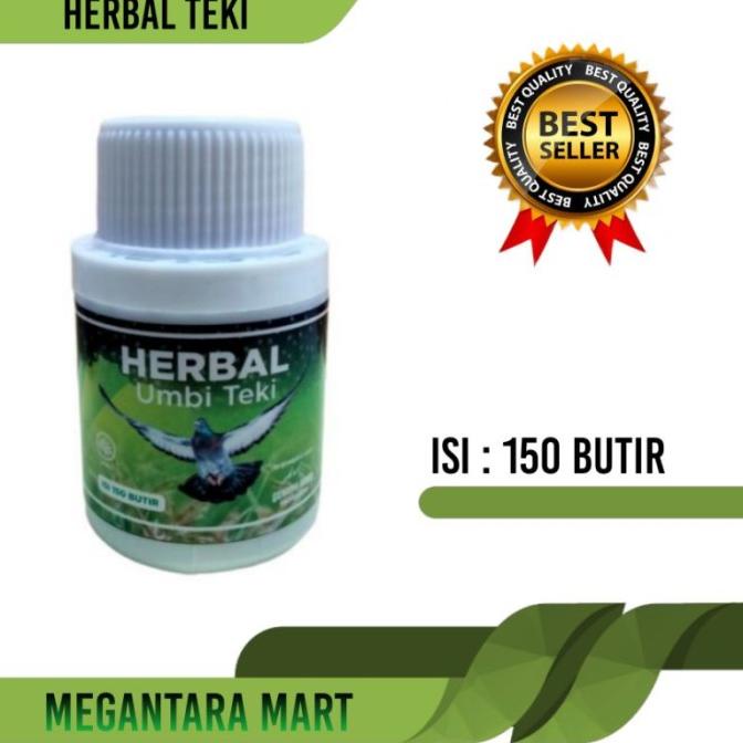 

GRATIS ONGKIR jamu merpati herbal umbi teki isi 150butir