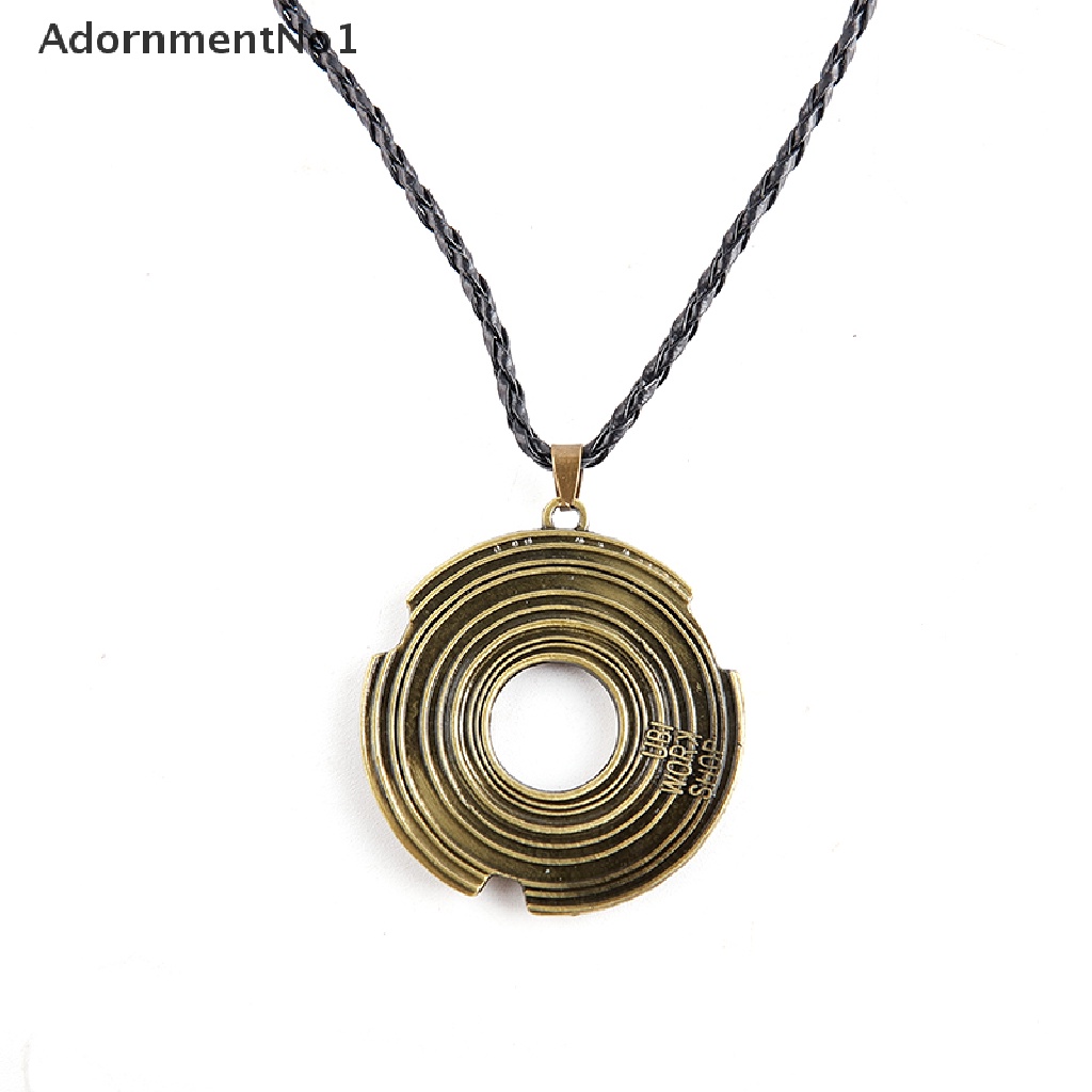 (AdornmentNo1) Kalung Tali Liontin Jimat Keberuntungan Bahan Metal Untuk Unisex / Pria / Wanita