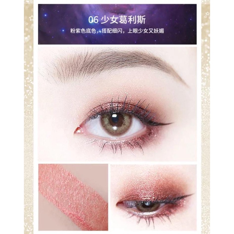 Lameila Liquid Glitter Eyeshadow Cair Korean Eyeshadow Liquid 6 Warna Waterproof Eye Shadow 1025