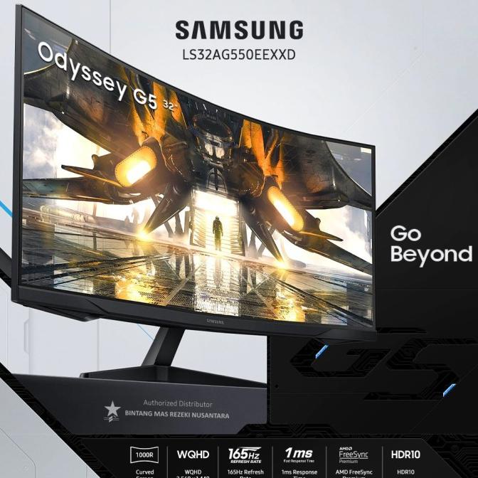 Jual Samsung Odyssey G5 S32Ag550 32 Inch Gaming Monitor - Qhd 165Hz ...