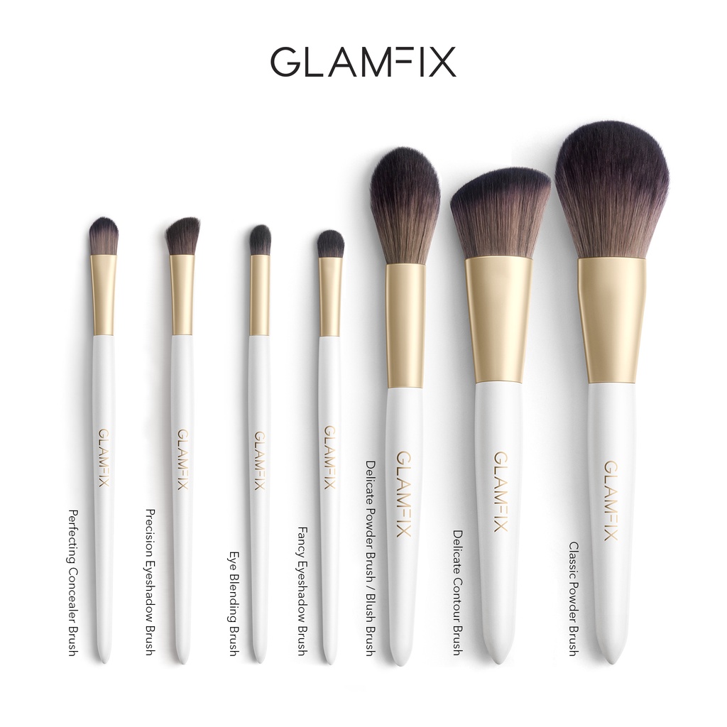 GLAMFIX Delicate Powder/Blush Brush Make Up 1 Pcs _ Kuas Make Up | GLAM FIX Alat Kecantikan Makeup YOU ORIGINAL