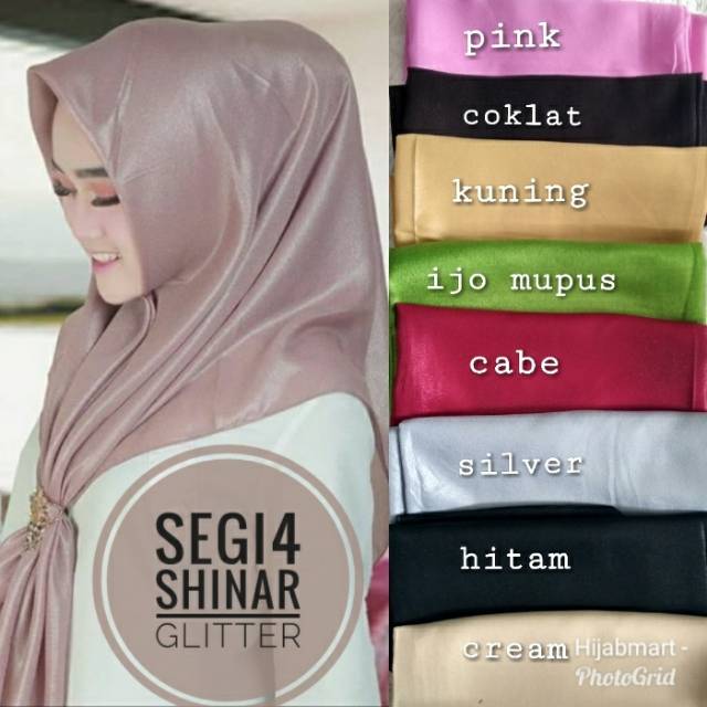 Jilbab Segiempat Shinar glitter