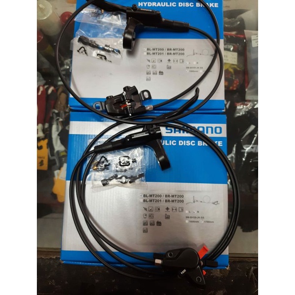 Brake Set Rem Hidrolik Shimano MT200