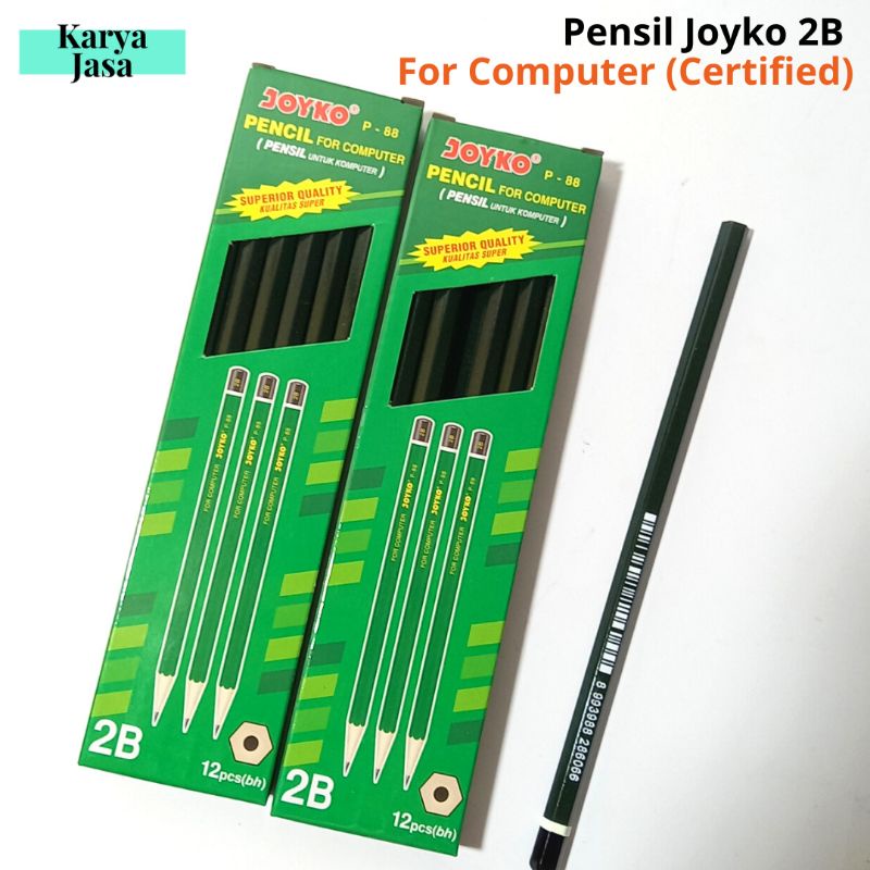 

Pensil Joyko 2B Bersertifikat Komputer(12 Buah) |Pensil Joyko Original (tidak mudah patah)
