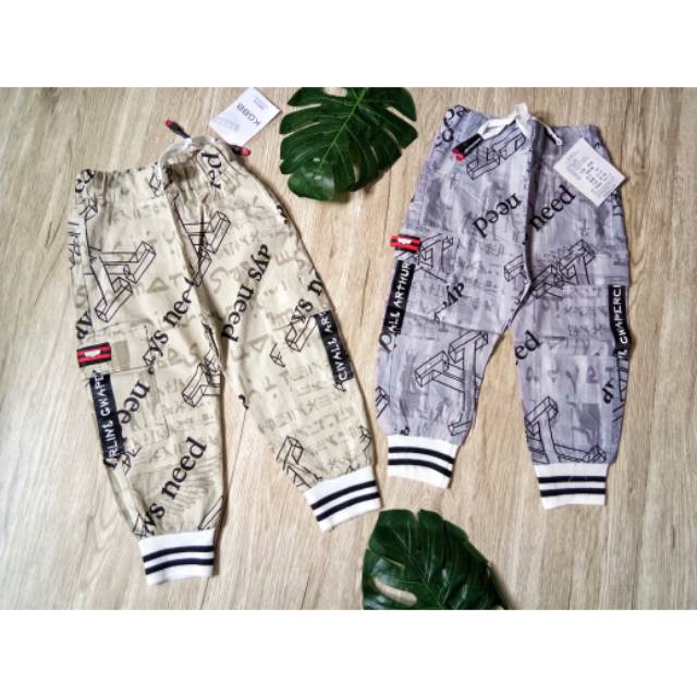  Celana  panjang JOGGER KATUN  anak  cowok  lakilaki import 