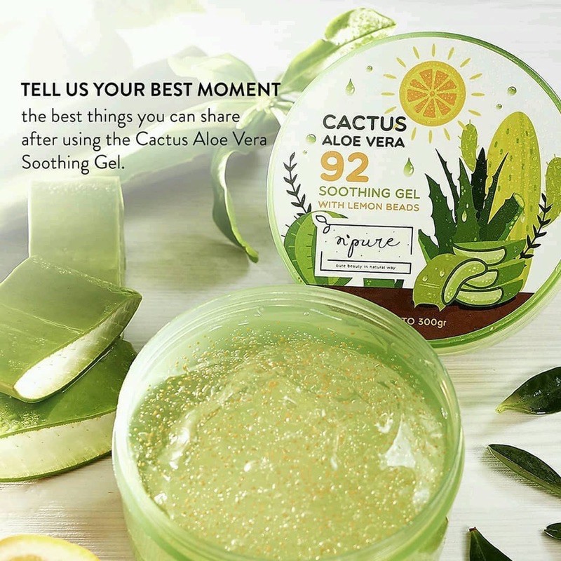 Npure Aloe Vera Cactus 92 Soothing Gel &amp; Hand Gel Series