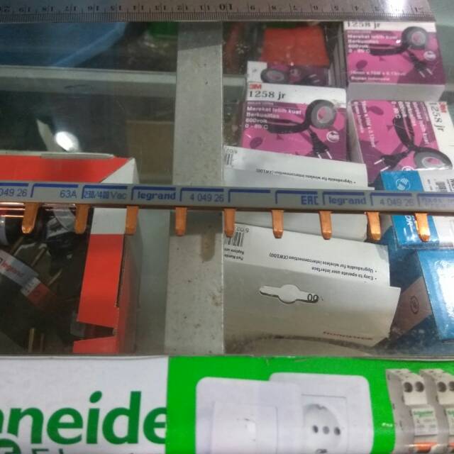 Jumper Legrand 1 phase 63A panjang 30CM
