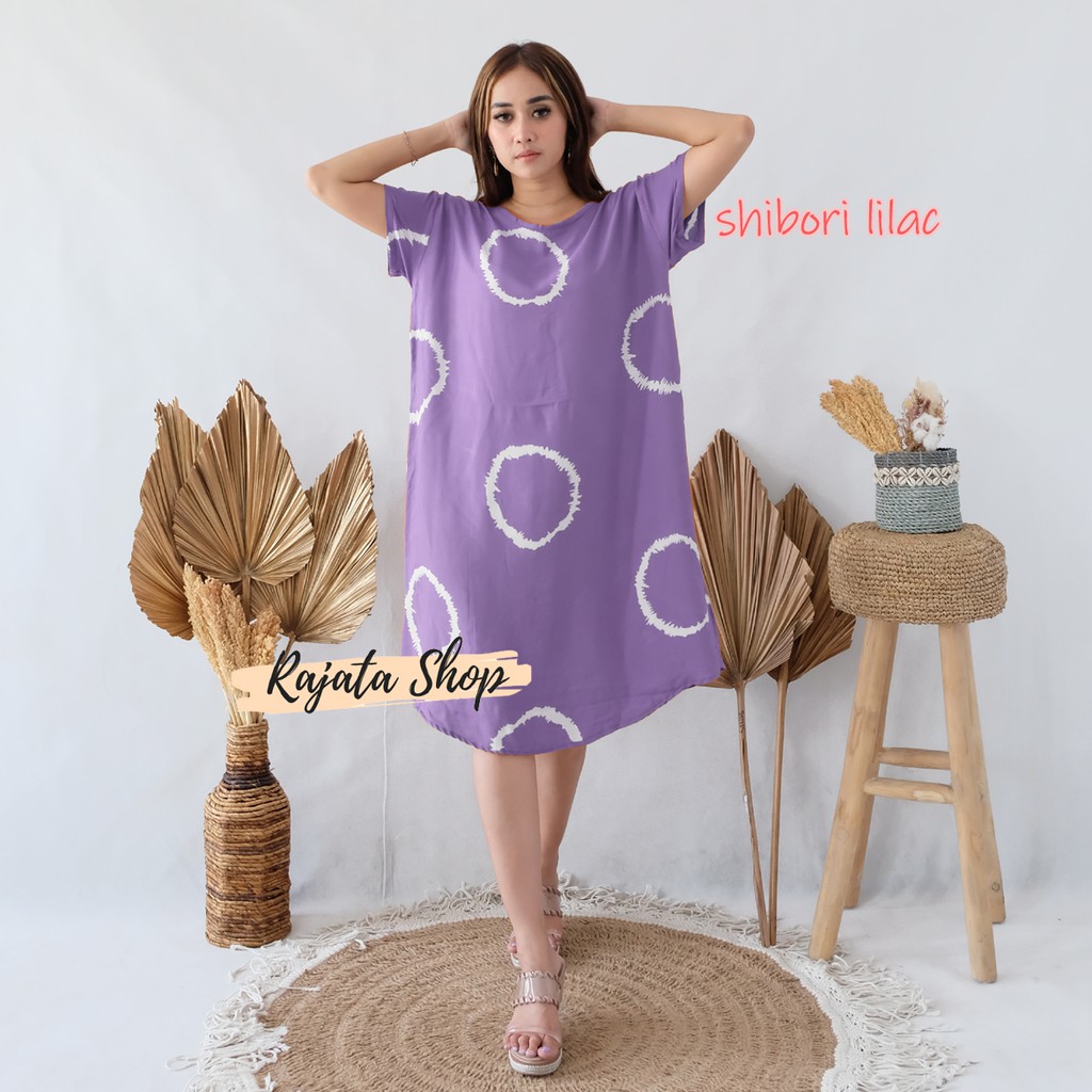 Daster Bali Dress Bali-DST SHIBORI LILAC