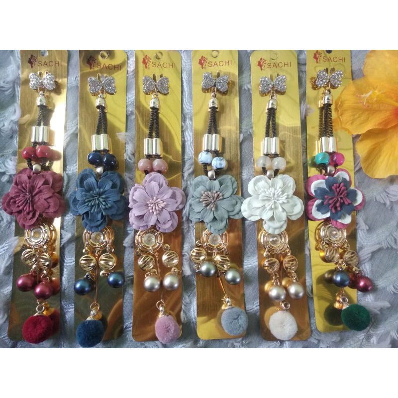 EMS88- BROS DAGU JUNTAI PANJANG BUNGA BOLA POMPOM/BROS DAGU JUNTAI BUNGA SACHI/BROS DAGU JUNTAI PANJ