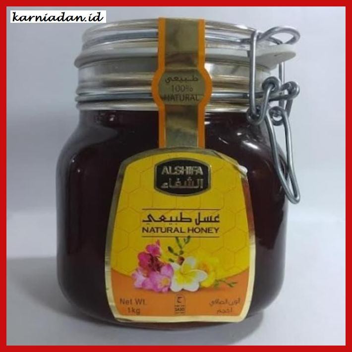

MADU-MINUMAN- TERMUARH! MADU AL SHIFA / ALSHIFA 1KG / 1 KG NATURAL HONEY ARAB ASLI -ASLI-BUKAN-KAWE-