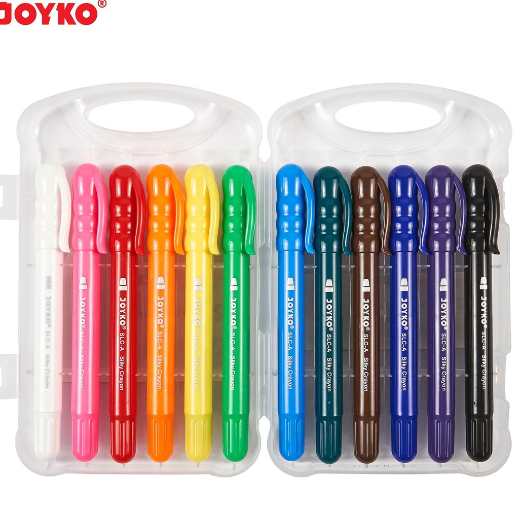 

Dijual ABD9W Silky Crayon Krayon Halus Joyko SLC-A Warna Colors 48 Super Promo