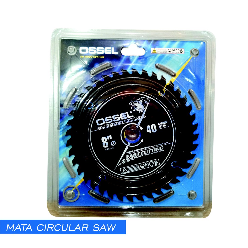 MATA CIRCULAR SAW 8''X40T OSSEL